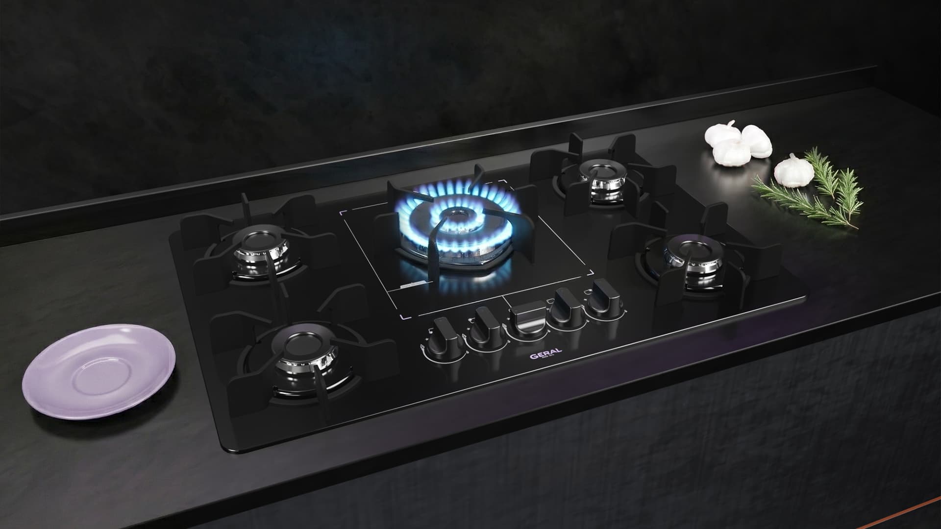 Cooktop Geral 5BC em destaque